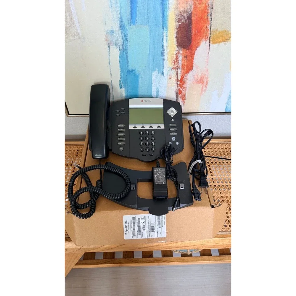 Complete Polycom SoundPoint IP 550 SIP Business Phone